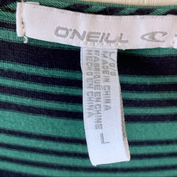 O’NEILL Striped V-Neck Hi-Low Open Back Dress - Picture 7 of 8